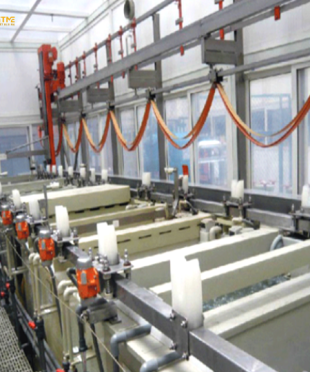 Dây chuyền xi mạ quay