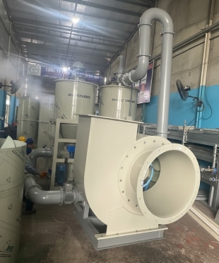 Hệ Thống Xử Lý Khí Hơi Nấu Nhôm